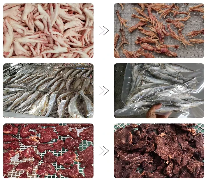 Séchoir en fonctionnement